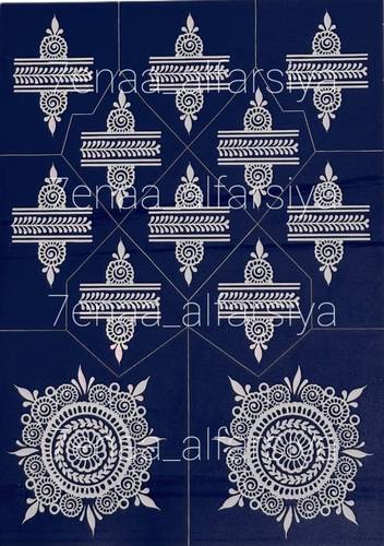 استيكر حناء هندي د 49