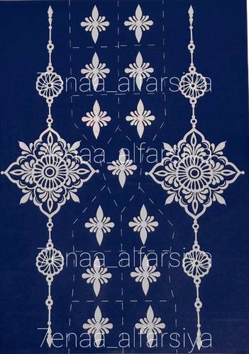 استيكر حناء هندي د 51