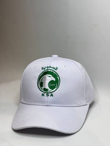كاب السعوديه - ابيض