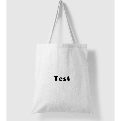 AGAMY Polyester Tote Bag White
