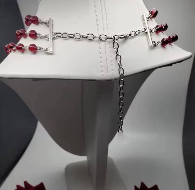 Bloody necklace “handmade “