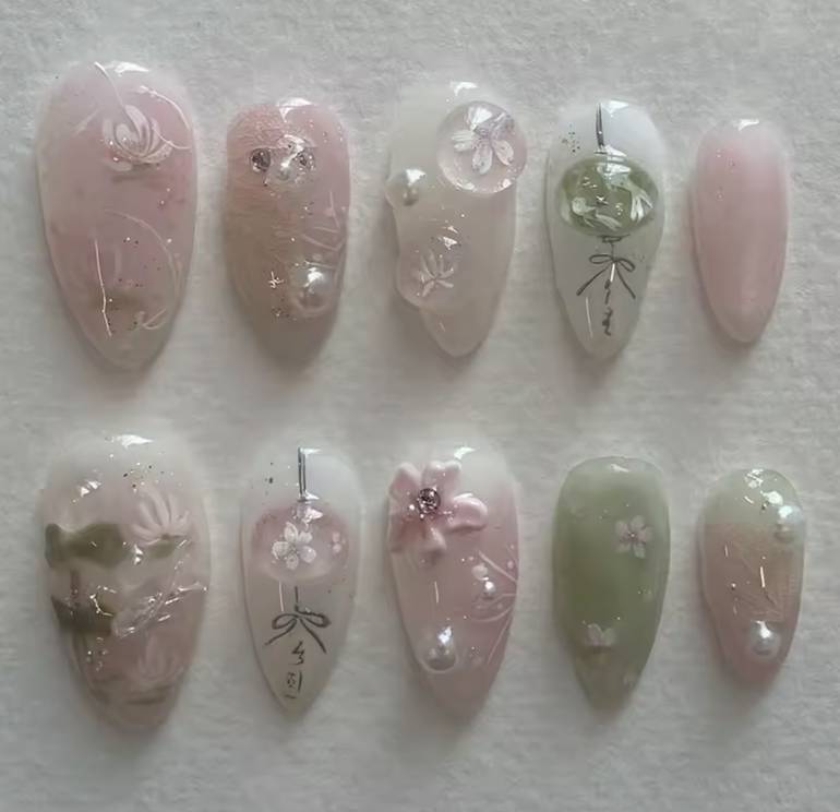 Pink Nails