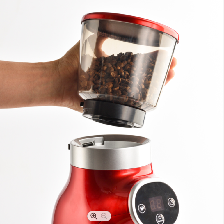 Electric Espresso Coffee Mill Grinder Motor Conical Burr Cofee Machine Maker With Molino De Cafe Moulin A Home Coffee Grinder