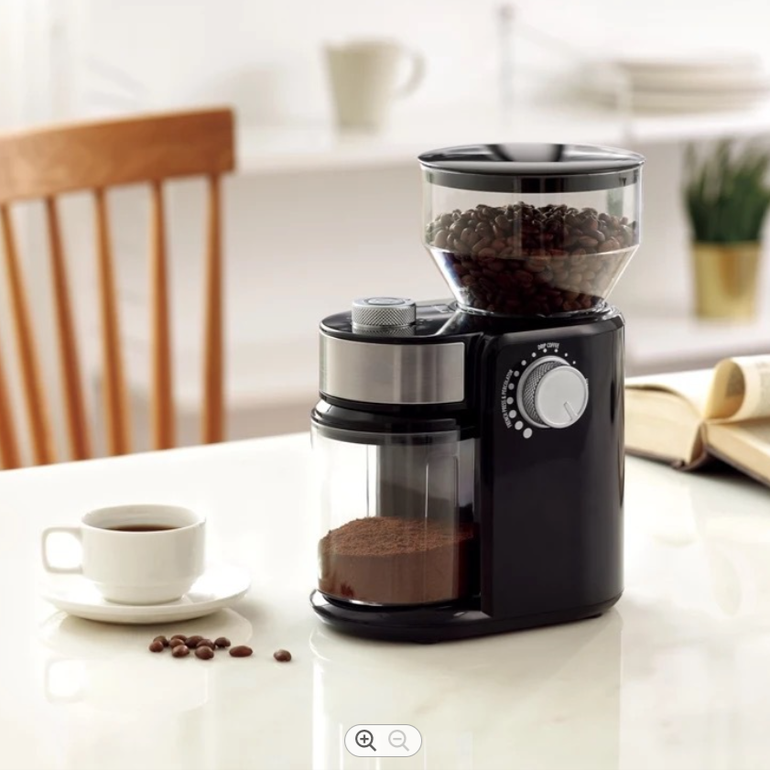 Portable Home Conical Burr Coffee Bean Machine Stainless Steel Coffee Grinder