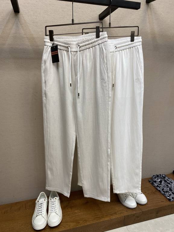 بنطلون زينيا  - ابيض - XL