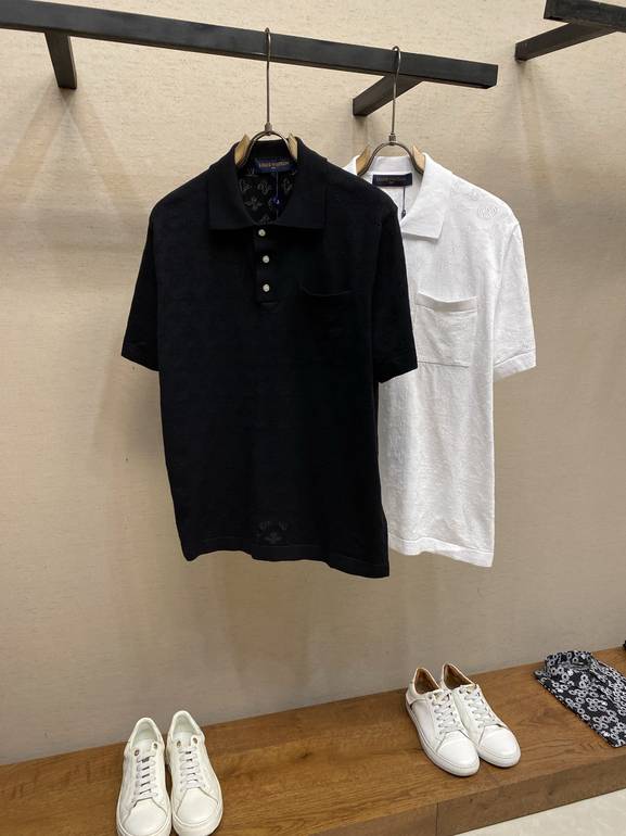 LV POLO  - ابيض - XL