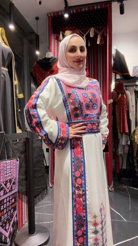 جلابيه تطريز دمج
