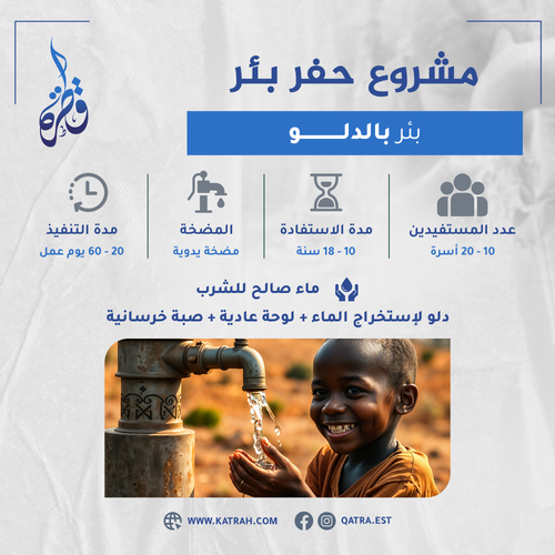 بئر  بالدلو