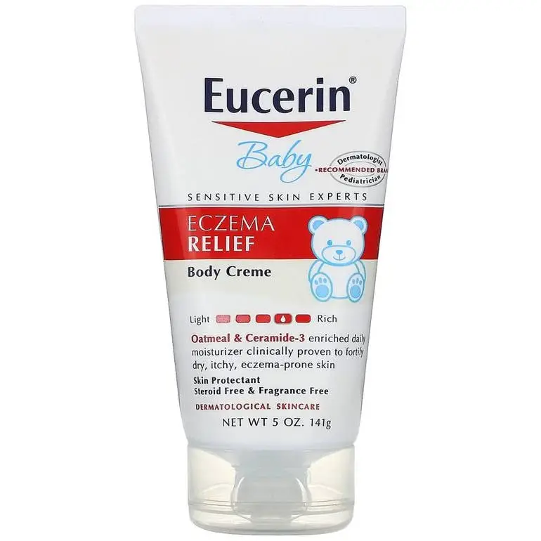 Eucerin, كريم للجسم للأطفال للراحة من الإكزيما، (141 غرام