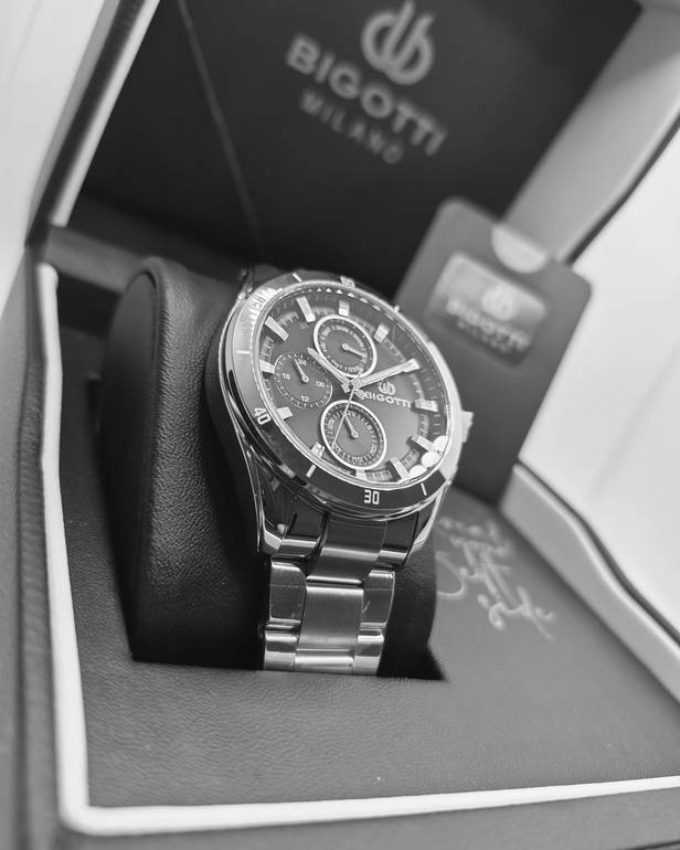 BIGOTTI MILANO MEN'S WATCH CRONOGRAFO STAINLESS STEEL BRACELET (44 MM)