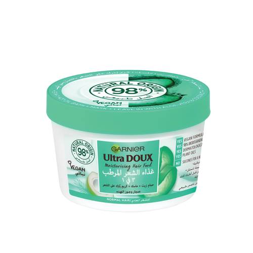 Garnier Ultra Doux Aloe Vera and Coconut Oil Bath 390
