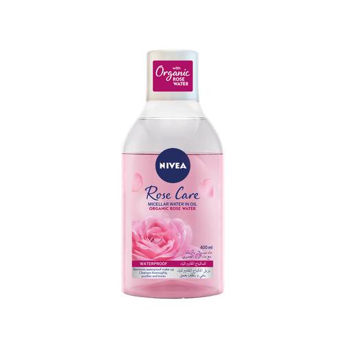 Nivea micellar wash with rose water for removing makeup 400 ml