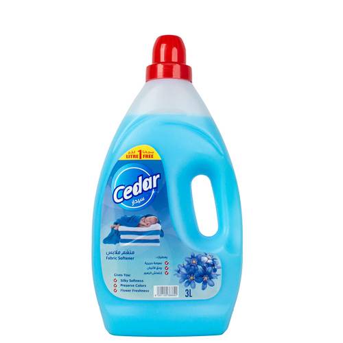 Cedar fabric softener blue 3 liters