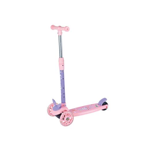 4Toys Foldable Scooter Light Up Wheels Pink Rabbit