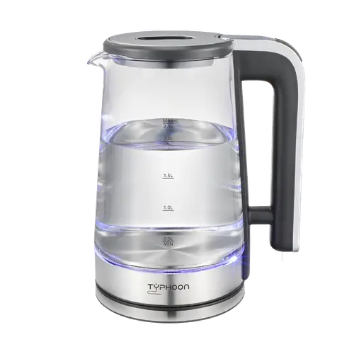تايفون غلاية كهربائية زجاج اسود2.3لتر2200W