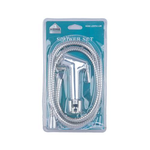 For Home Toilet Shattaf Chrome Plastic 1.2 Meter