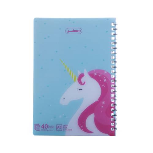 Roco wire notebook, 40 sheets, Arabic