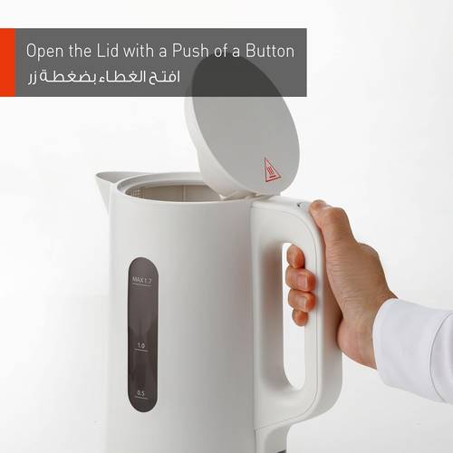 باناسونيك غلاية بلاستيك ابيض 1.7لتر 2200W