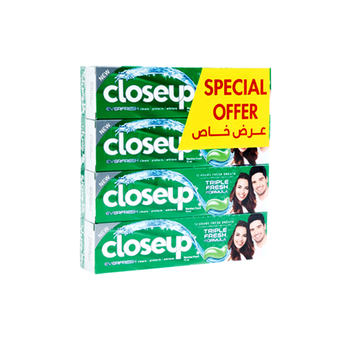 Closeup Toothpaste Mint 75 ml 4 Pieces Special Offer