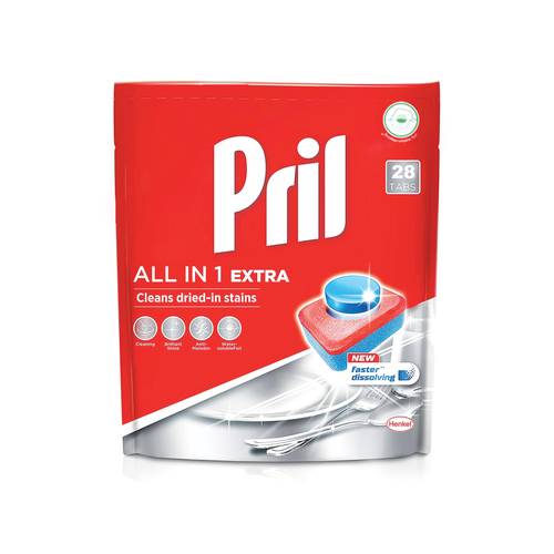 Pril Tablets For Automatic Dishwashers 28 Tablets