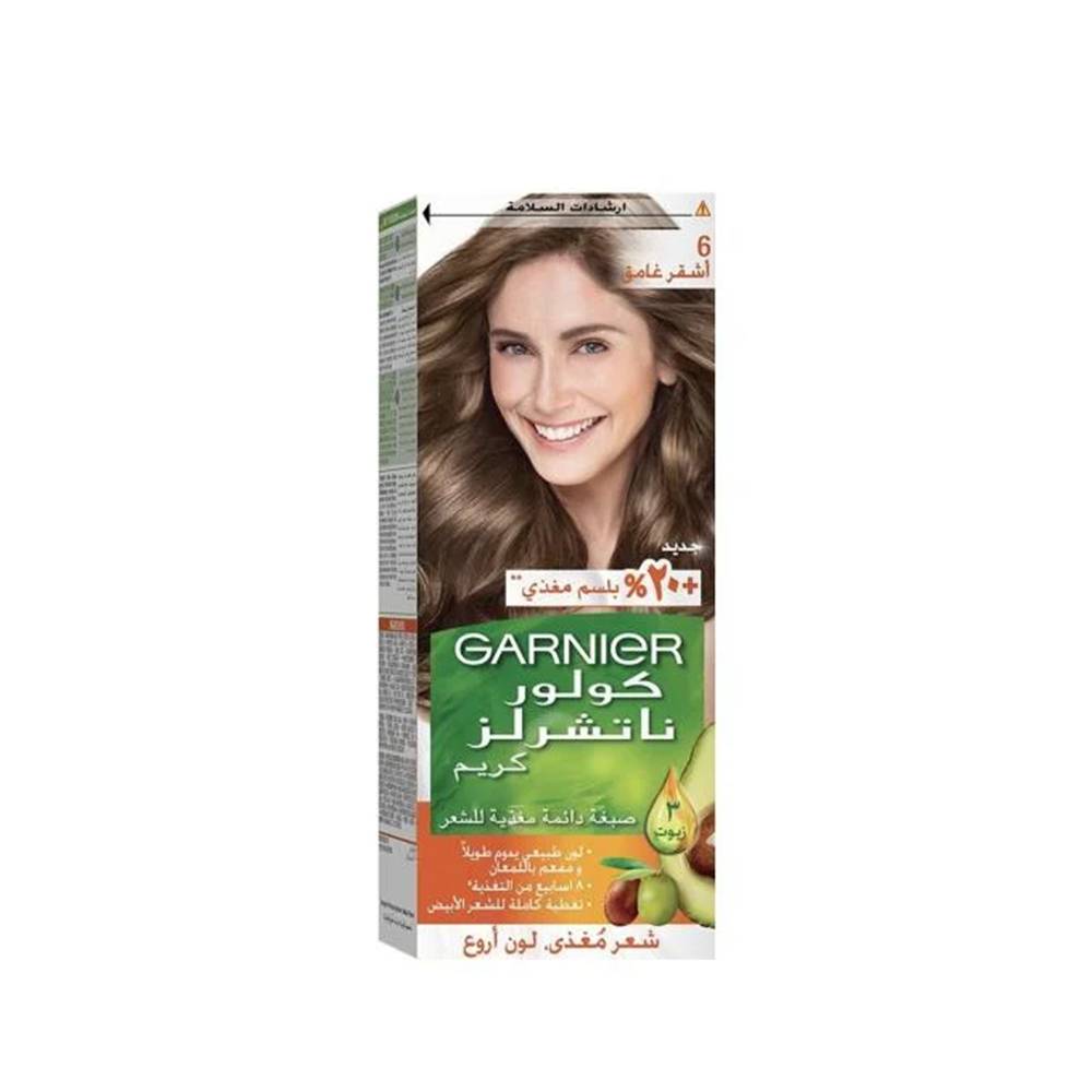غارنية كولور ناتشرلز كريم صبغة+بلسم 6اشقرغامق