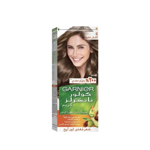 غارنية كولور ناتشرلز كريم صبغة+بلسم 6اشقرغامق