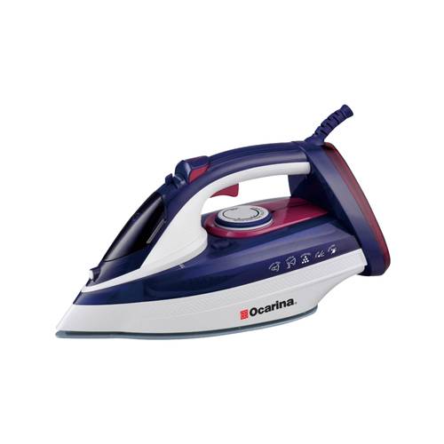 Ocarina steam iron with dark blue ceramic coating, 2800W
