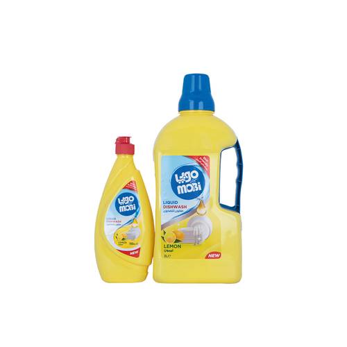 Mobi dish liquid 3 liters lemon + 700 ml