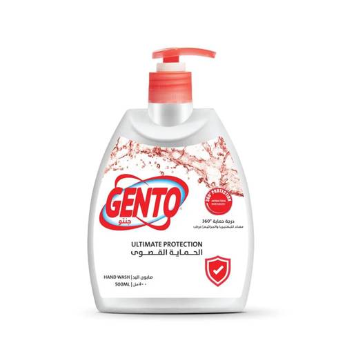 جنتو-صابون سائل لليدين احمرحماية الفائقة 500