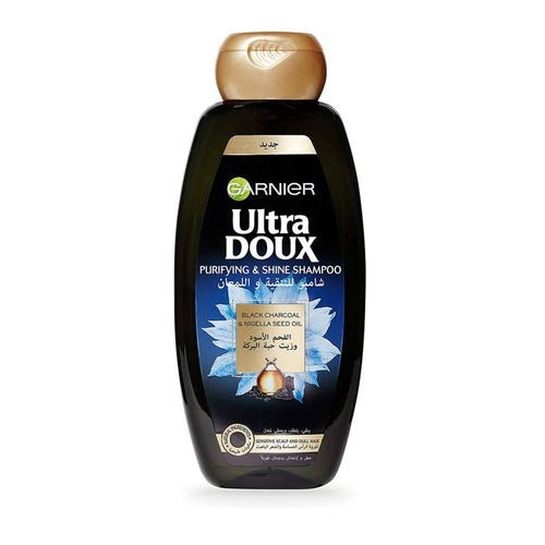 Garnier Ultra Doux Black Charcoal Shampoo 400 ml