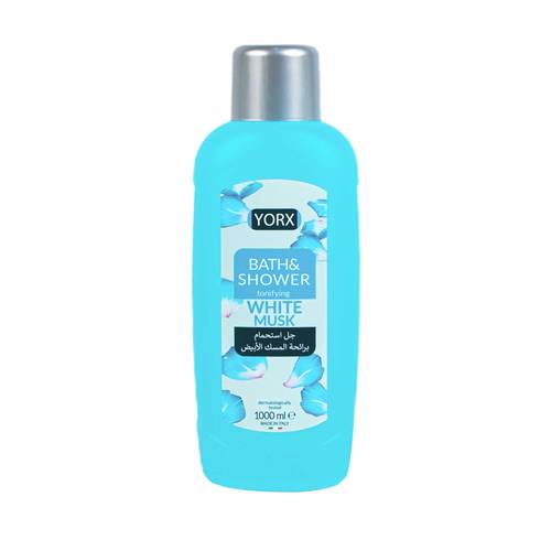 Eurex shower gel 1000 ml with white musk scent