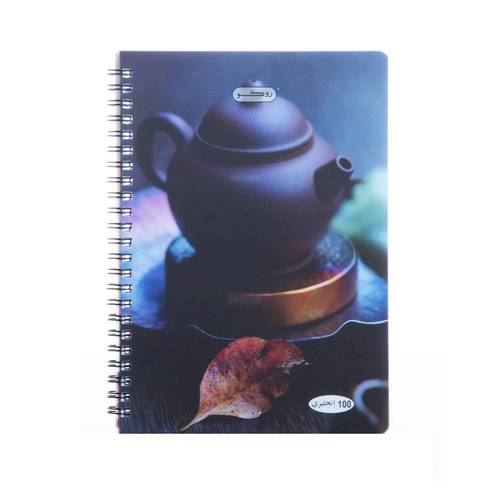 روكو دفتر انجليزى 100 ورقه سلك     (الوان متنوعة )