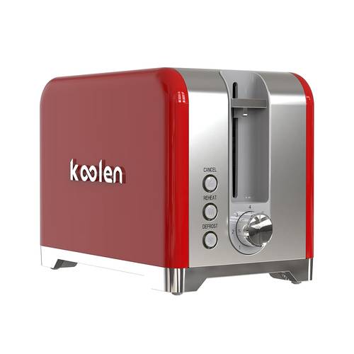 كولين سخان توستر استيل 2 فتحة احمر930W