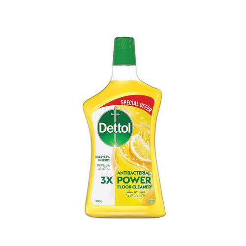 Dettol X3 Strong Floor Cleaner 900ml Lemon