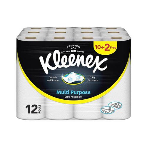 كلينكس مطبخ عالية الامتصاص 40منشفة10+2 رول