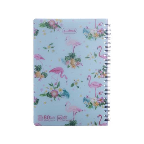 Roco Arabic wire notebook, 80 sheets