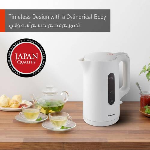 باناسونيك غلاية بلاستيك ابيض 1.7لتر 2200W