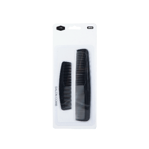 Anna black hair comb set 2 pieces