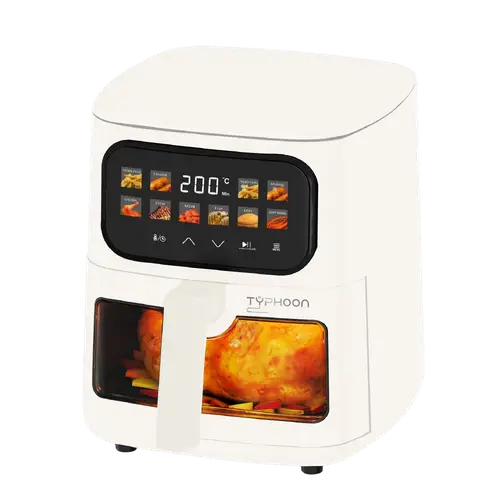تايفون قلاية ديجتال مع نافذه  ابيض5لتر 1400W