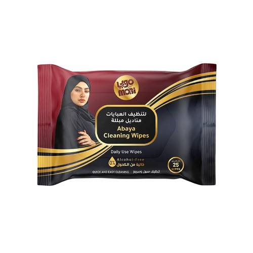 موبي مناديل مبللة لتنظيف العبايات 25منديل