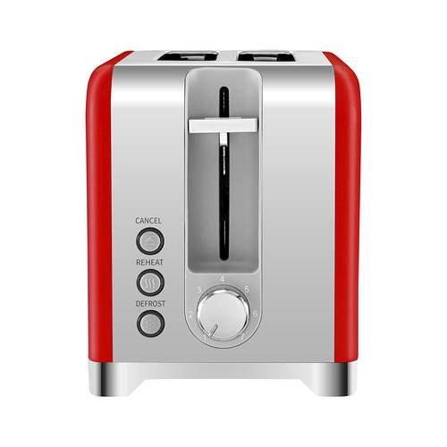 كولين سخان توستر استيل 2 فتحة احمر930W
