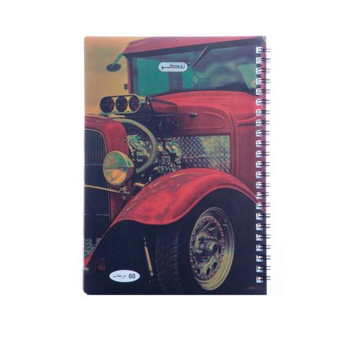 Roco wire square notebook, 60 sheets