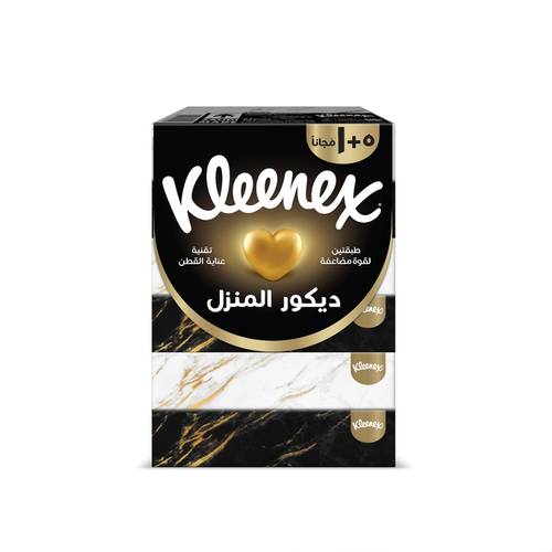 Kleenex facial tissues 70 decorative tissues in 5+1 boxes for free