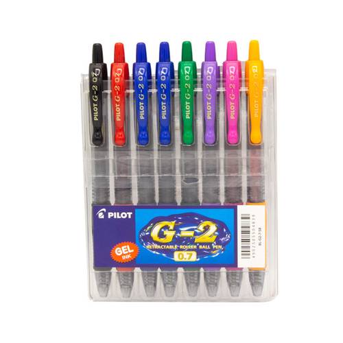 طقم اقلام جل 8لون بايلوتBL-G2-7-S8
