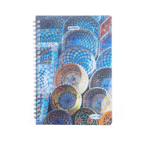 روكو دفتر انجليزى 100 ورقه سلك     (الوان متنوعة )