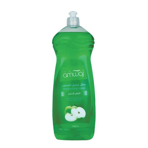 Dishwashing liquid amouage 1 liter green apple