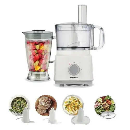 Kenwood food processor, 8 pieces, 16 functions, 750W