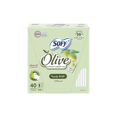 Sofy daily pads with olive oil, normal, 40 pads