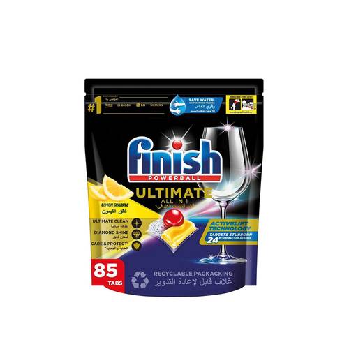 Finish Ultimate All in 1, lemon scent, 85 tablets