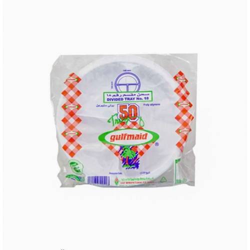 Divided round plate, size 18